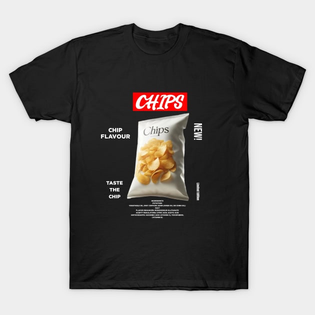 Chips T-Shirt by Kyuushima